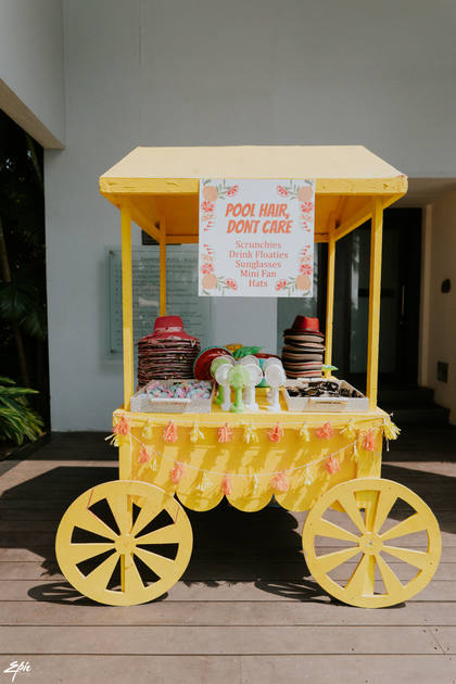 Signage and Photo-op — Pool Party decor — Alila Diwa Goa